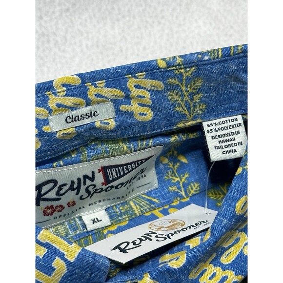 Reyn Spooner UCLA Bruins Mens Classic Hawaiian Button Shirt XL New NWT *READ - Picture 4 of 9